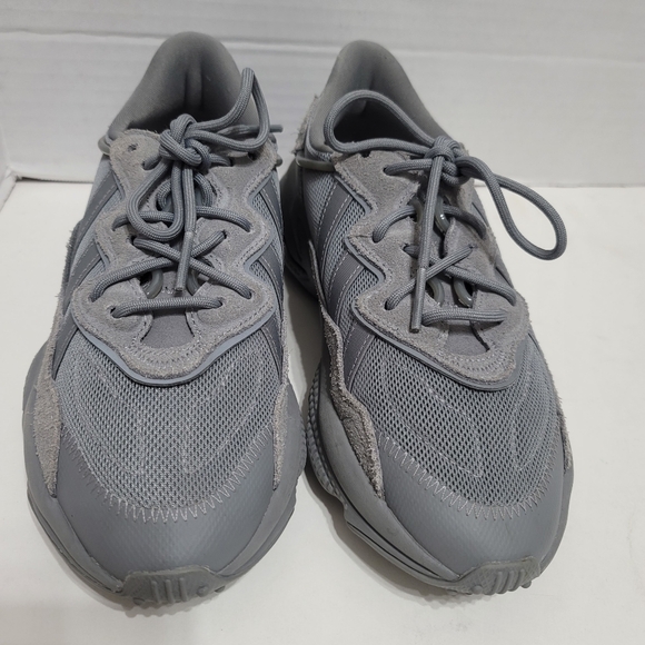 Adidas Juniors Osweego Sneakers Triple Gray IG1035  Size 5 - Picture 2 of 11